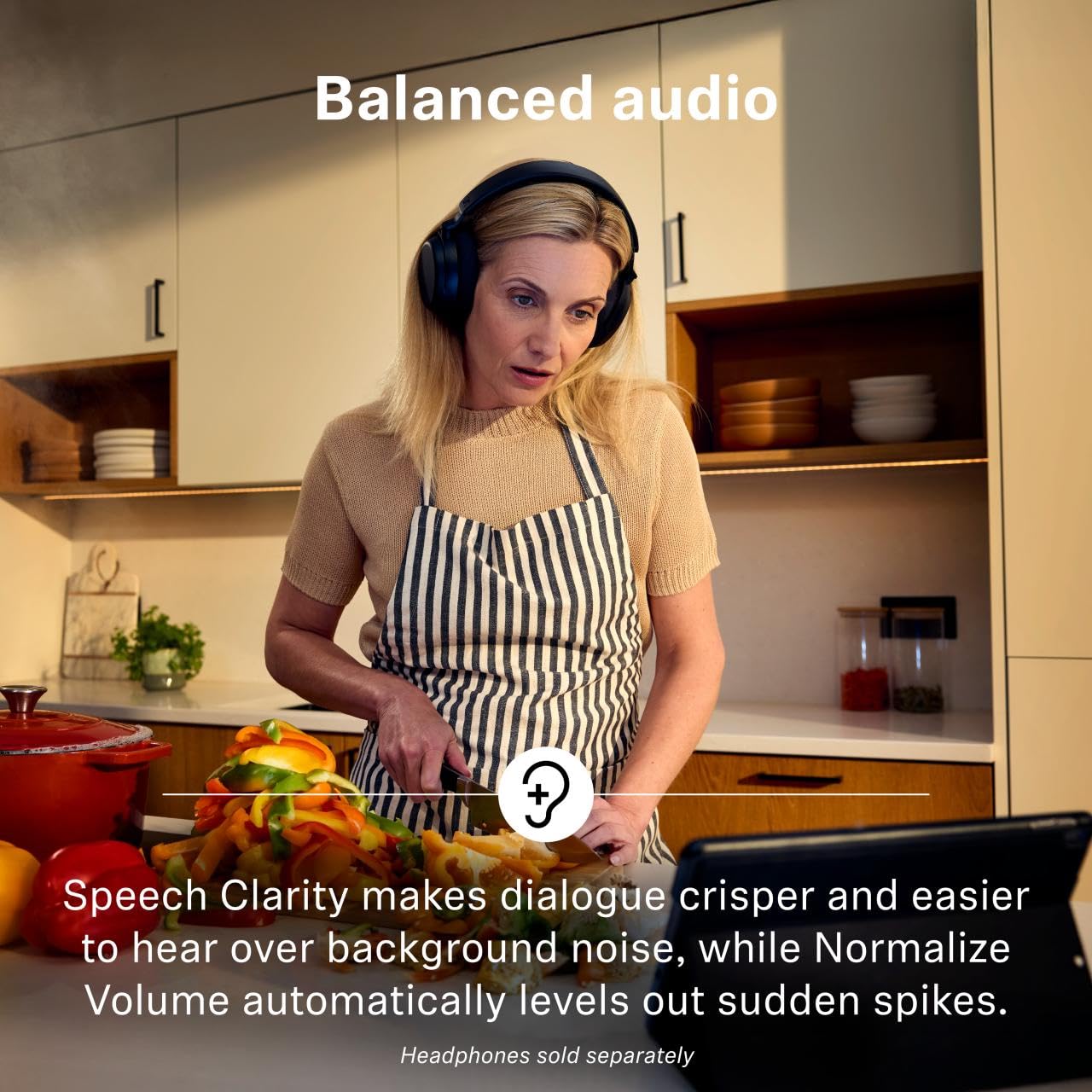 Sennheiser RS 275 TV Kopfhörer - Bluetooth Kopfhörer und Transmitter Bundle - Low Latency Wireless Kopfhörer mit virtuellem Surround Sound, Sprachklarheit und Auracast Technologie - 50h Akku