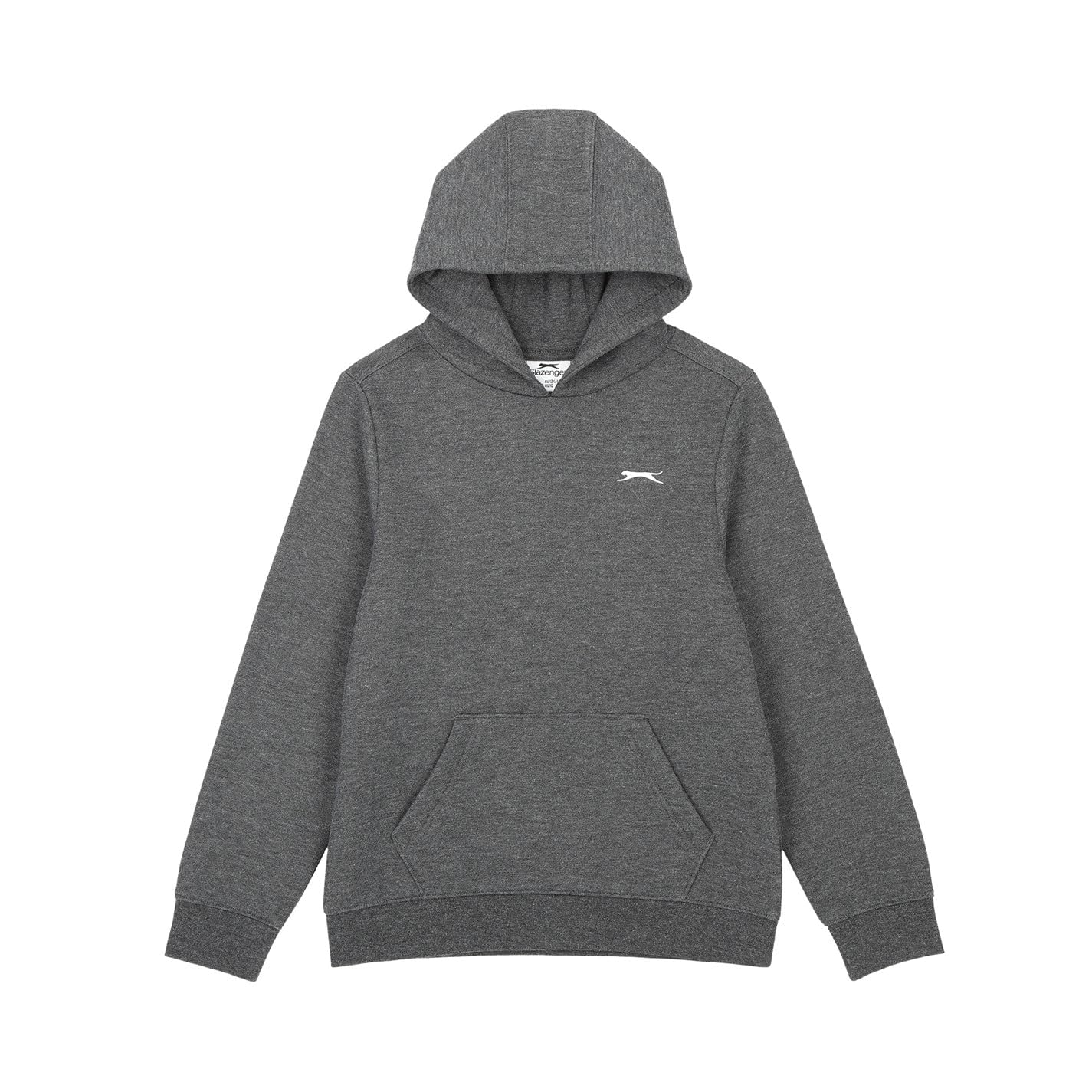 Slazenger Boys Fleece Hoodie Junior Charcoal Marl 9-10 Years