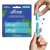 Allclair Nausea Relief Inhaler for Motion & Morning Sickness  Fast-Acting, Non-Drowsy, Natural Alternative to Pills & Patches, Travel Essential (2 Inhalers)