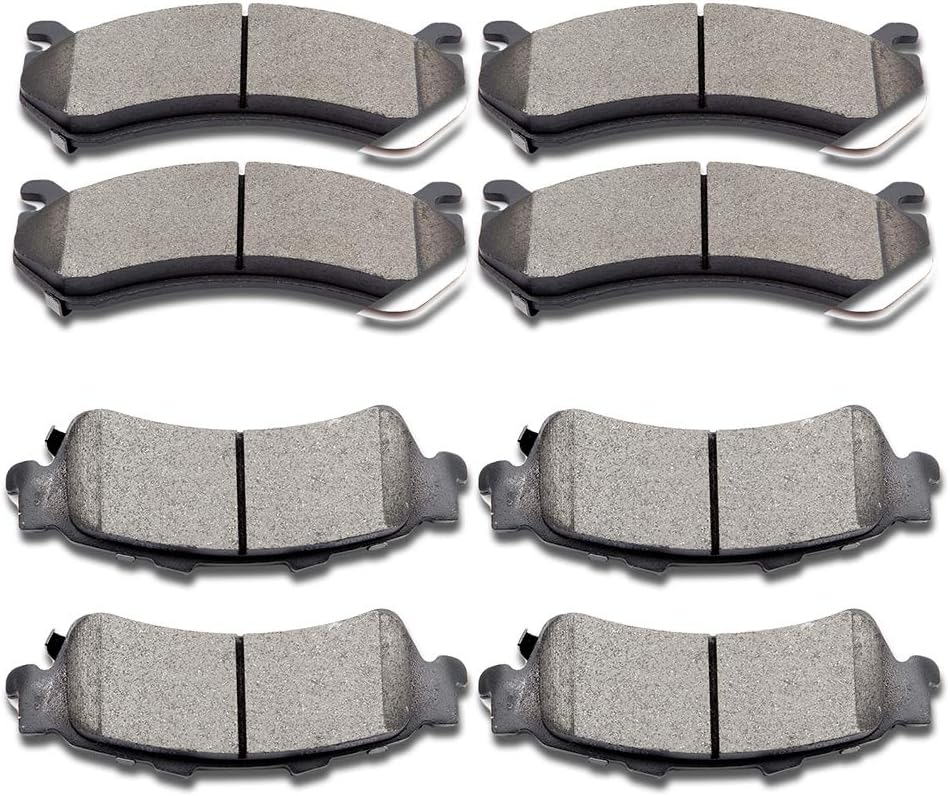 Ceramic Brake Pads Kits,SCITOO 8pcs Disc Brakes Pads Set