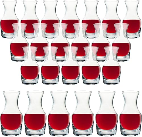 Vista 7 de Inevoc - Decantador de vino, paquete de 6 unidades individuales, mini jarras de vino, jarras individuales pequeñas, jarra de vino, jarra pequeña