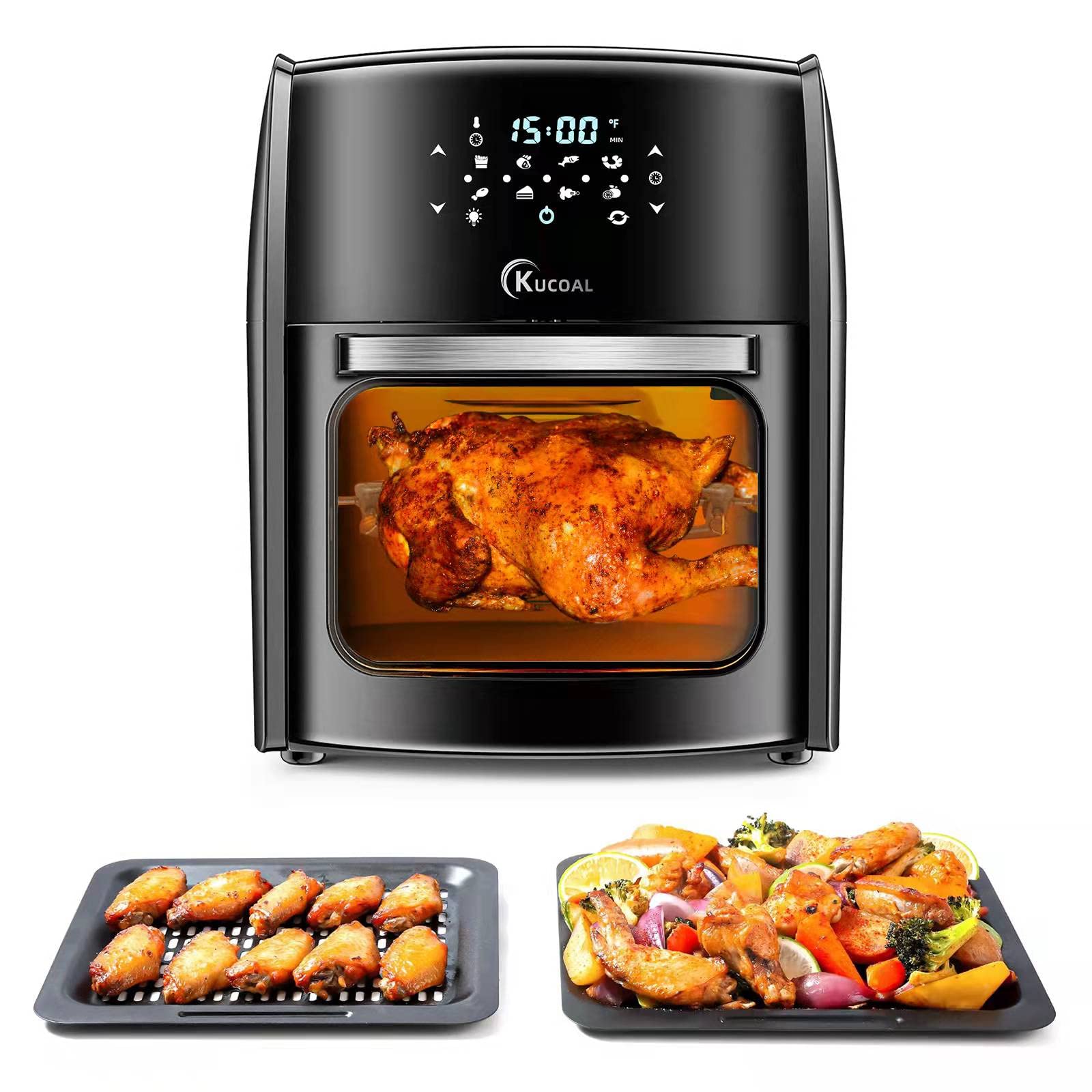 Buy 8 in 1 Air Fryer, 13QT Air Fryer Oven with Digital Touch Screen