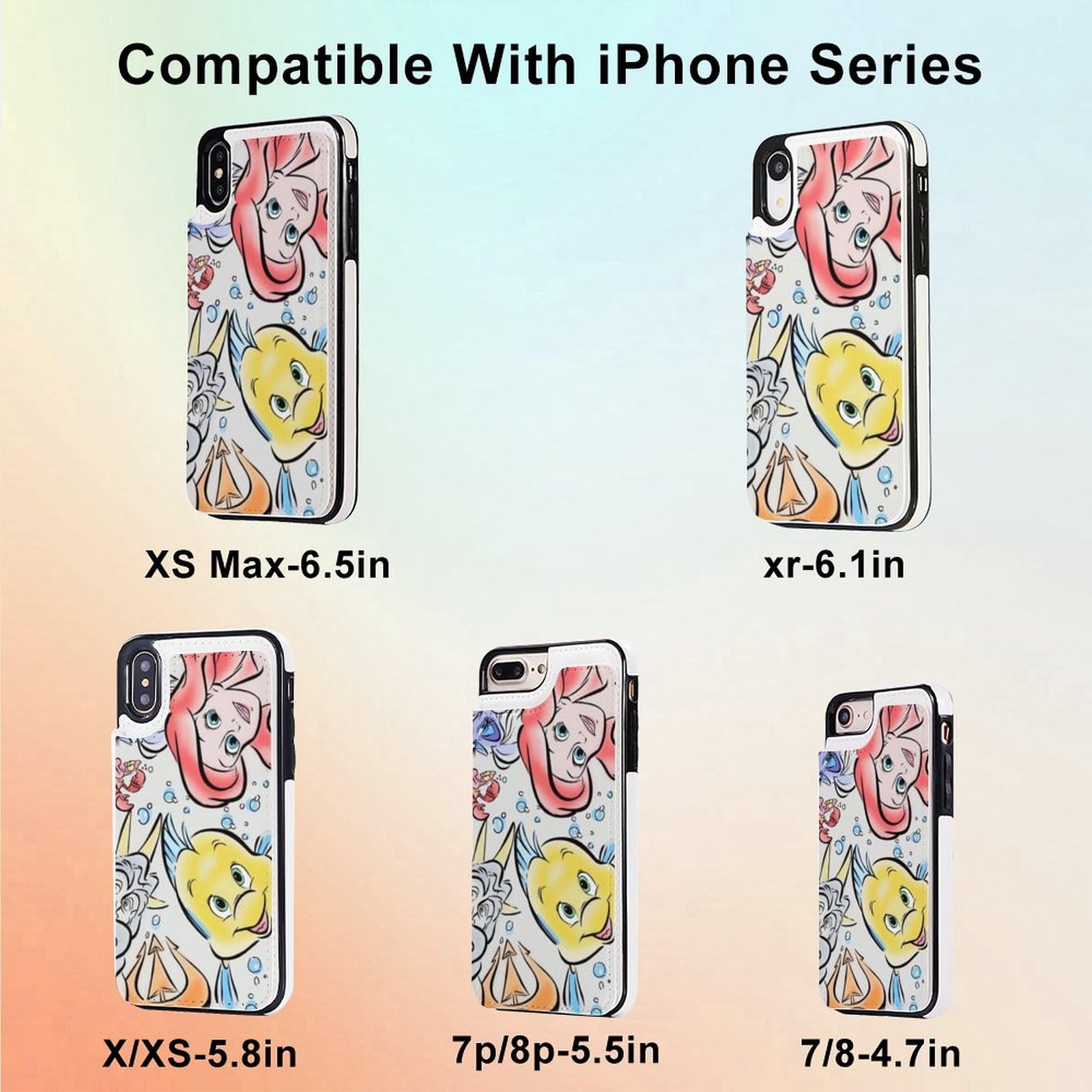 リトルマーメイド Old Book Case 手帳型スマホケース あなたのiPhoneにお姫様の魔法をかけて…。 女の子が憧れるディズニー