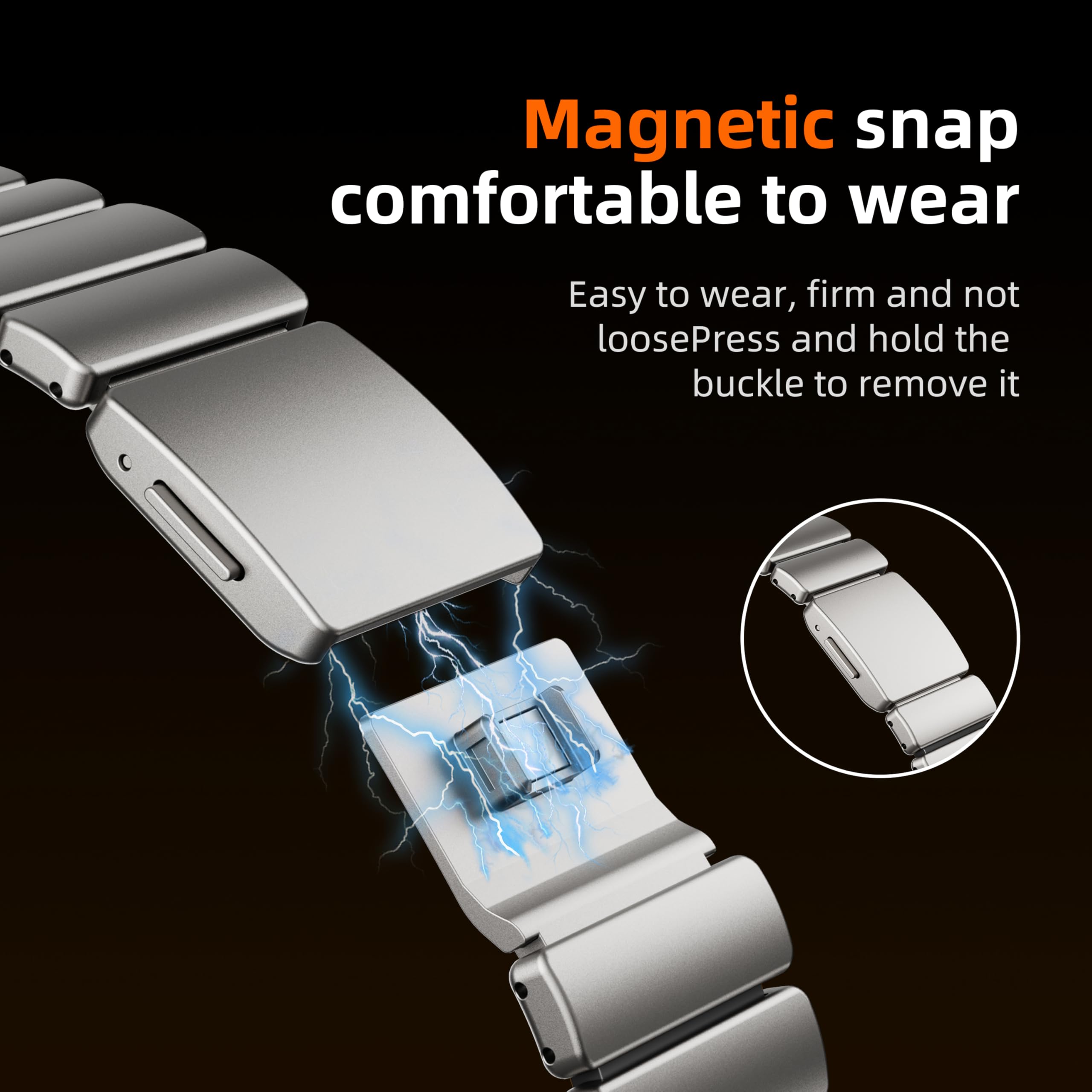 Titan Armband kompatibel mit Apple Watch Armband Ultra 3/2/1 49mm 46mm 45mm 44mm 42mm, Titan Silikon Doppelschicht, Damen Herren Magnetverschluss Ersatzarmband für iWatch Series 11 10 9 8 7 6 5 4