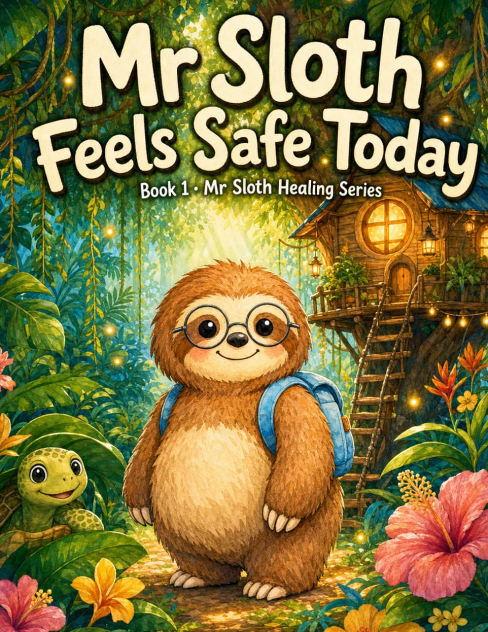 Mr Sloth Feels Safe Today Calming The Nervous System: A comforting children's story for parents helping kids with fear, worry and anxiety (picture story book for kids 2-5)