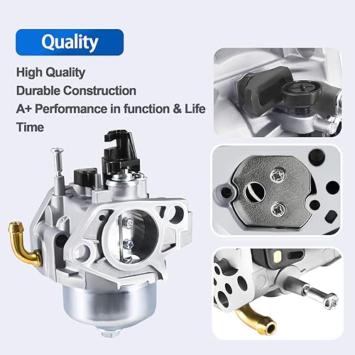 Miniatura 4 de Carburador con filtro de aire Kit de afinación para Troy Bilt 6250 8500 vatios generador reemplaza 592929 592331