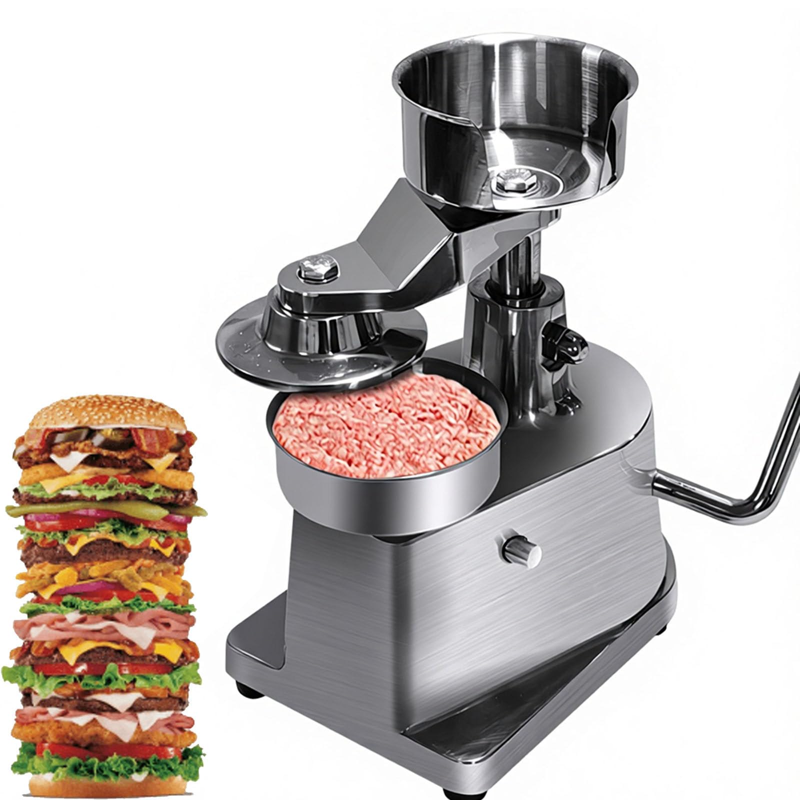 Burger Press Patty Maker, Commercial Hamburger Press Patty Maker 10cm