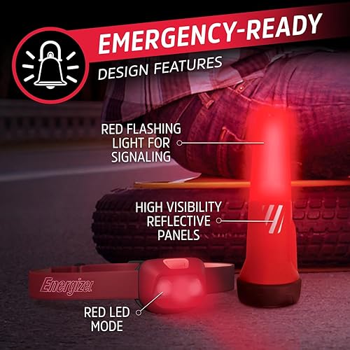 Miniatura 5 de Energizer WeatheReady - Kit de corte de energía con linterna LED 2 en 1, linterna frontal LED, IPX4 resistente al agua, baterías AA + AAA, estuche