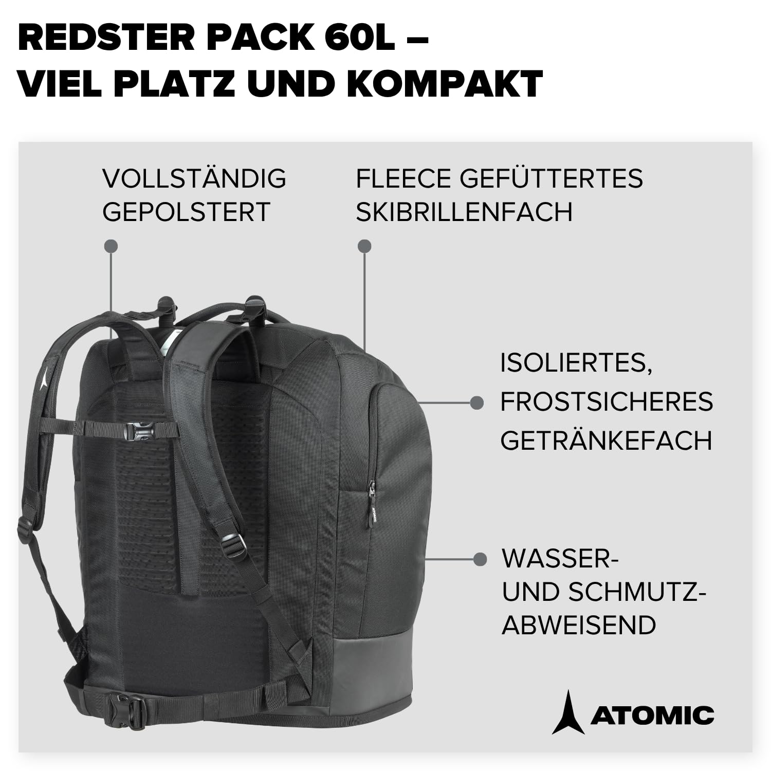 Atomic REDSTER Pack 60L