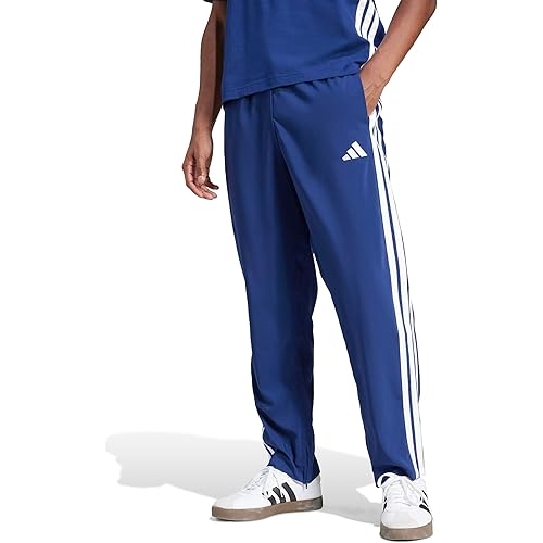 Adidas Mens Essentials 3-Stripes Open Hem Stanford Pants
