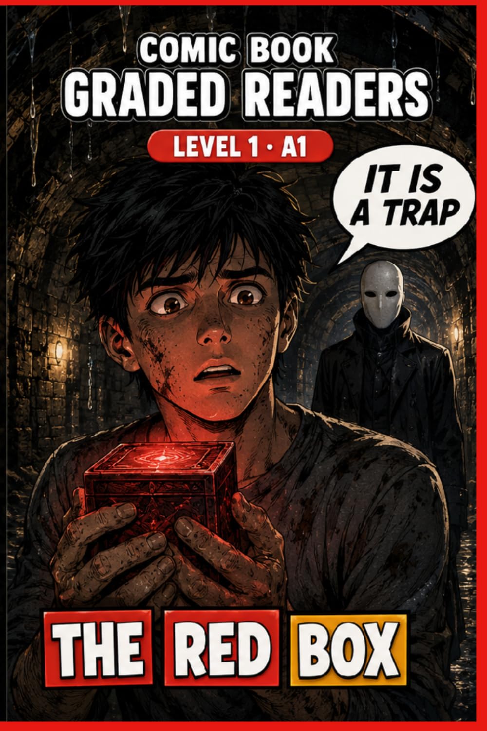 The Red Box: A Comic Book Graded Reader for Adults to Learn Easy English (Level 1 · A1).: A Graded Reader for Adult Learners (Level A1) — Visual Learning, Vocabulary Building.