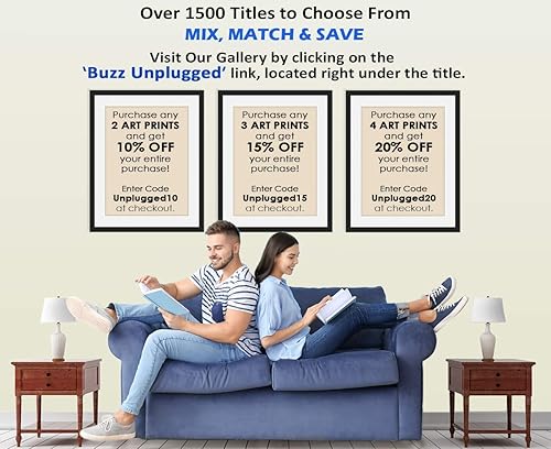 Miniatura 9 de Buzz Unplugged Koi Fish Abstract Wall Art Minimalist, Aesthetic & Boho Wall Art for Home, Office, Bedroom & Living Room Decor - Unframed Posters 8x10