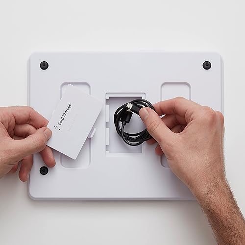 Miniatura 9 de Taylor Báscula de alimentos de cocina de alta capacidad de 22 libras con superficie de acero inoxidable, pantalla retroiluminada y cable de recarga