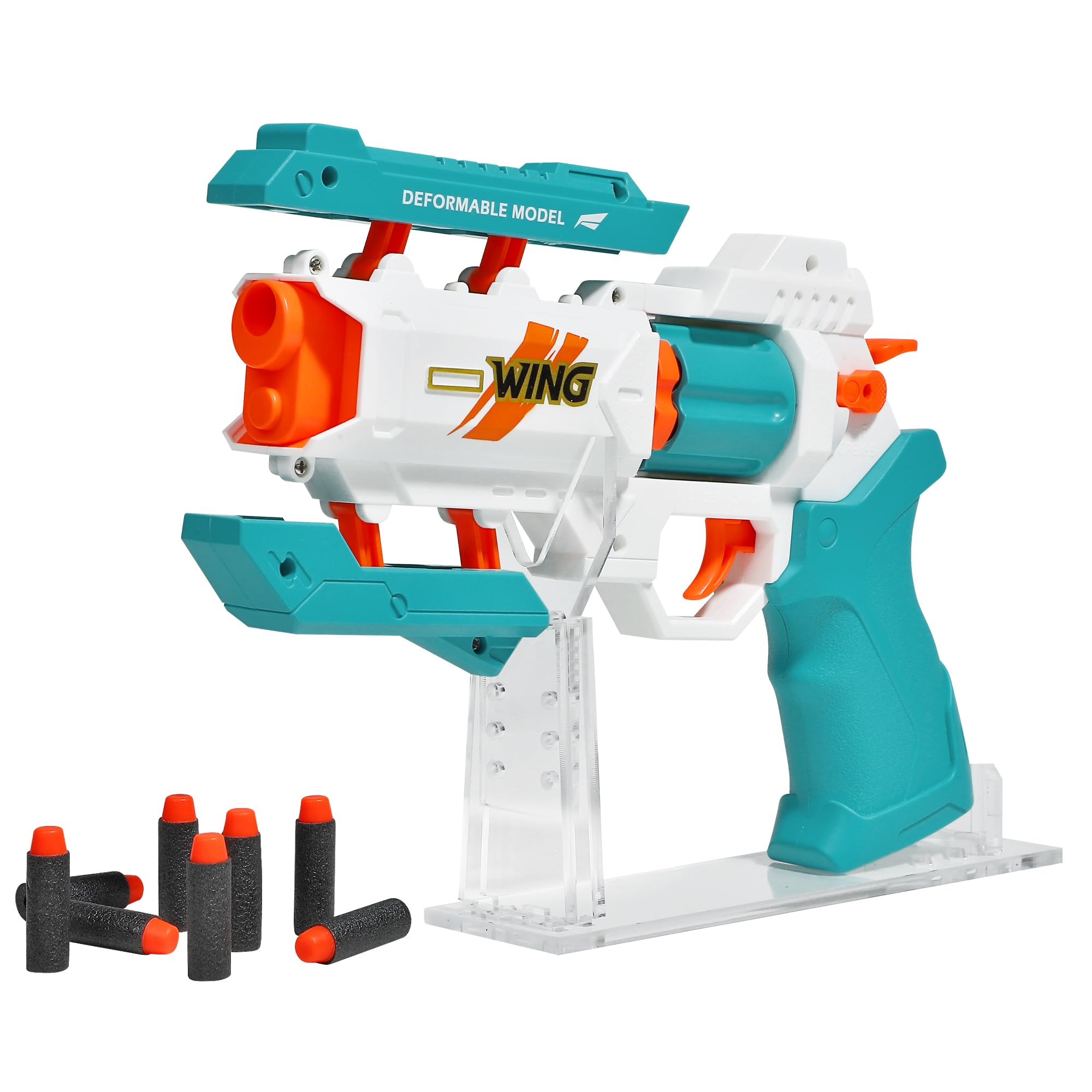 Photo 1 of Soft  Toy Blaster Y7-24 Darts, Educational Deformable Toy Model, Toy Gift for Kids, Boys, Girls, Age 6+, Green