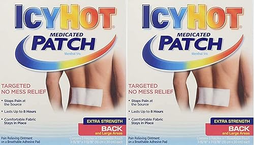 Miniatura 5 de Icy Hot Parche medicado grande 5 cajas 30 parches extra resistente  El embalaje puede variar