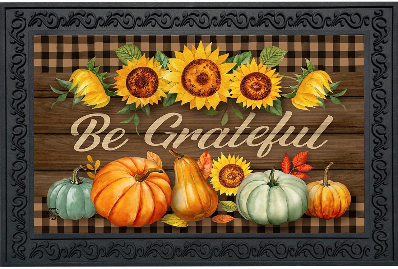 Briarwood Lane Be Grateful Fall Doormat