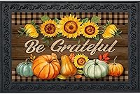 Vista 7 de Briarwood Lane Felpudo otoñal Be Grateful