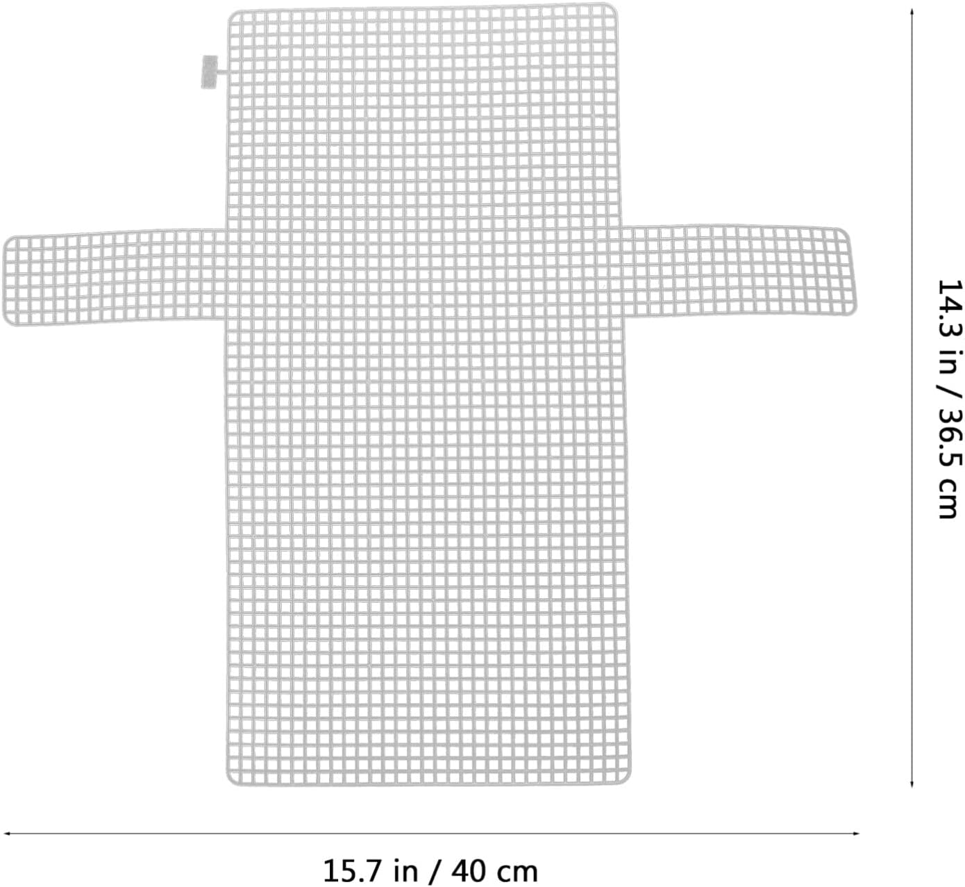 COHEALI Plastic Mesh Canvas Sheets, Clear Blank Embroidery Tools for Crochet Bag Making, Shoulder Crossbody Bags, Embroidery Projects