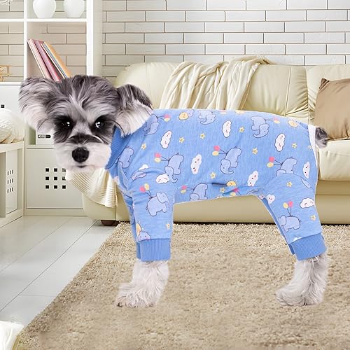 Miniatura 3 de Traje de recuperación de cirugía para perros, mameluco para cirugía hembra, perros machos, pijamas de manga larga, mameluco para perros pequeños,