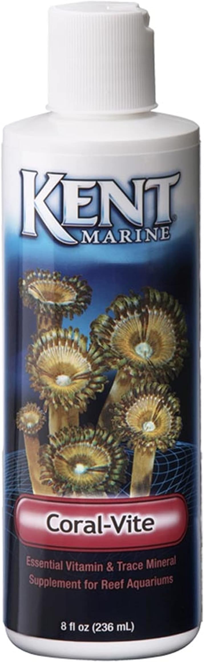 Kent Marine Coral-Vite Bottle 8 Fluid Ounces