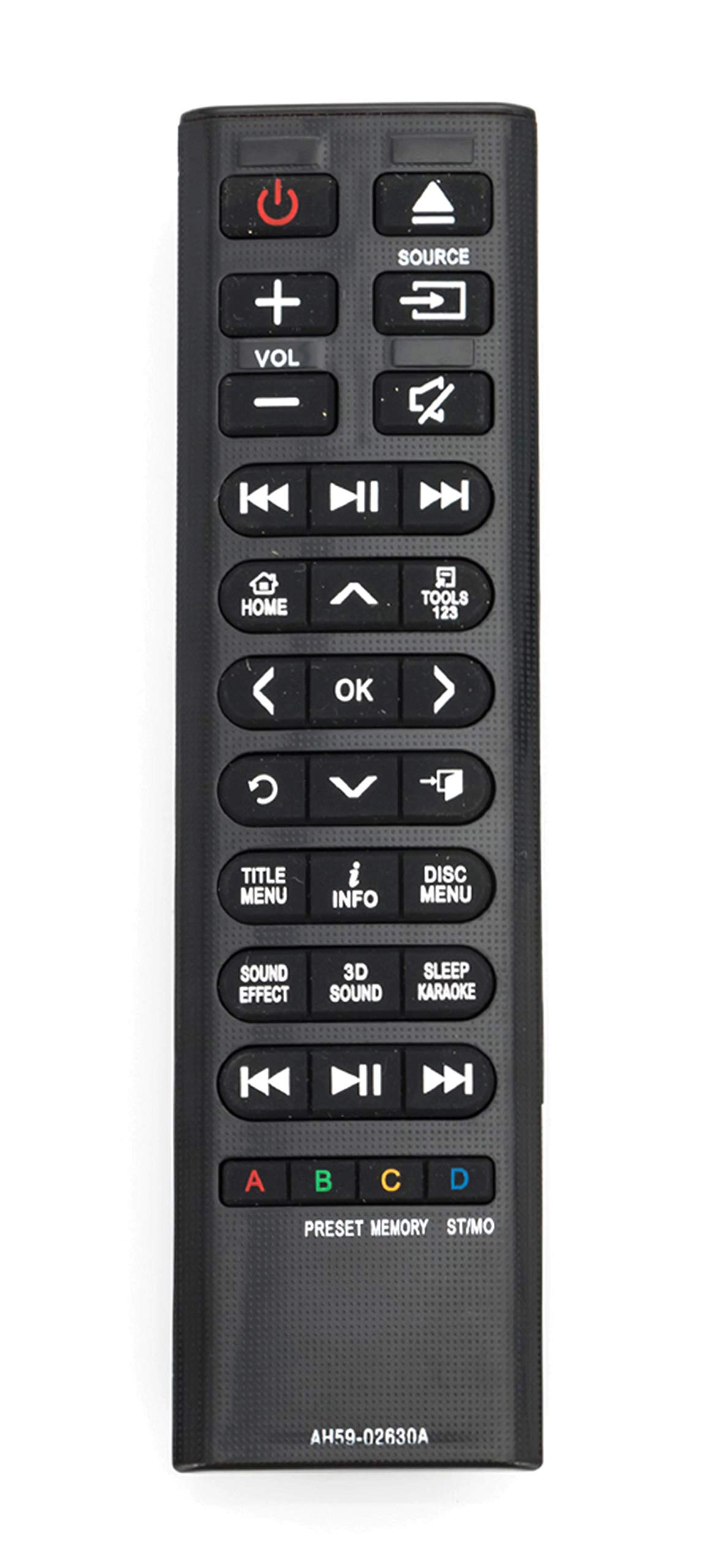 New AH59-02630A Replaced Remote fit for Samsung Blu-ray HT-H6500WM HT-H7730WM HT-H6530WM HTH6550WM HTH7750WM HT-H7500wm HT-J7500w HT-H6550WM HT-H7750WM HT-J7750W Home Entertainment System