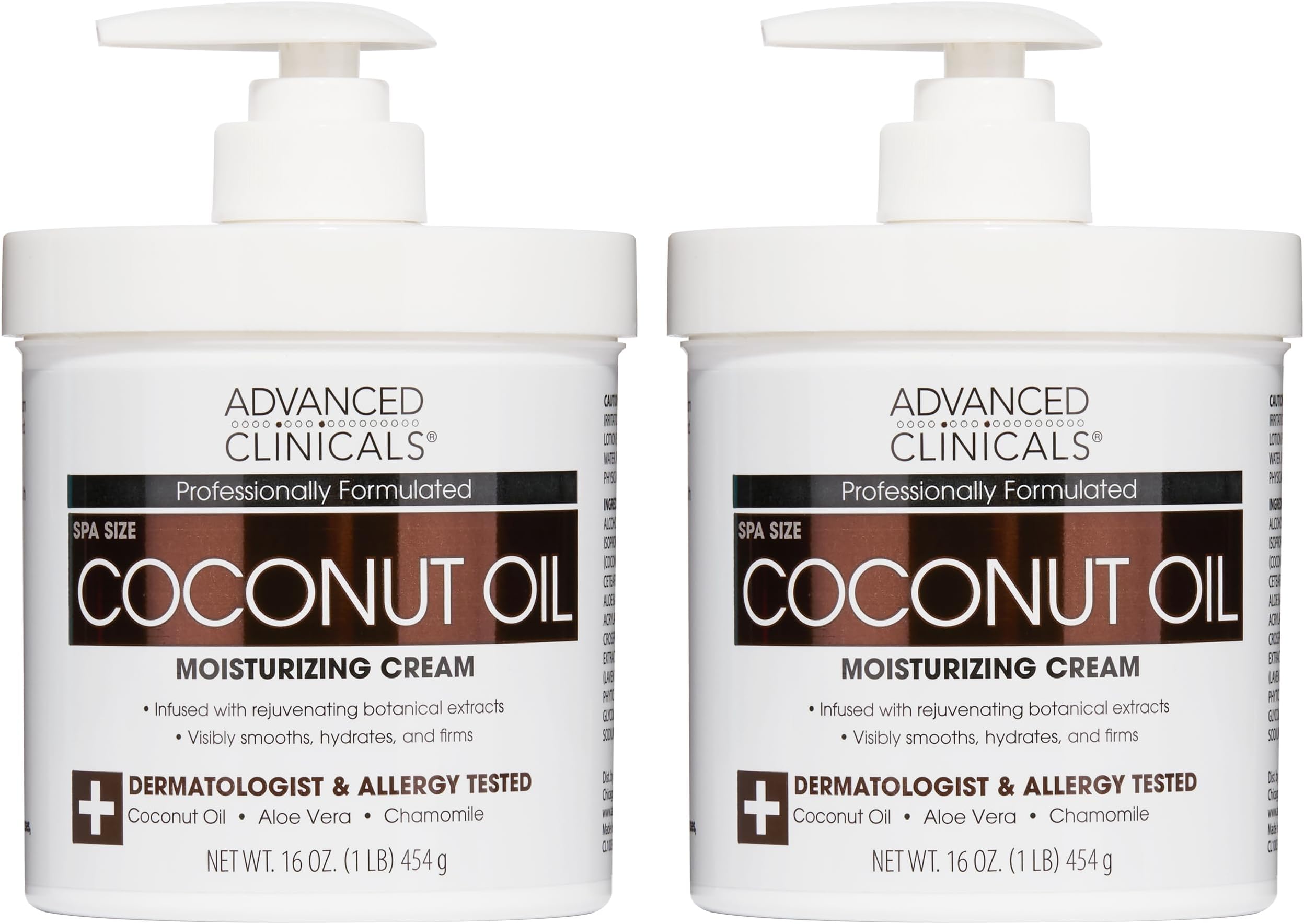 Coconut Cream 16 Oz, Pump () by Advanced Clinicals