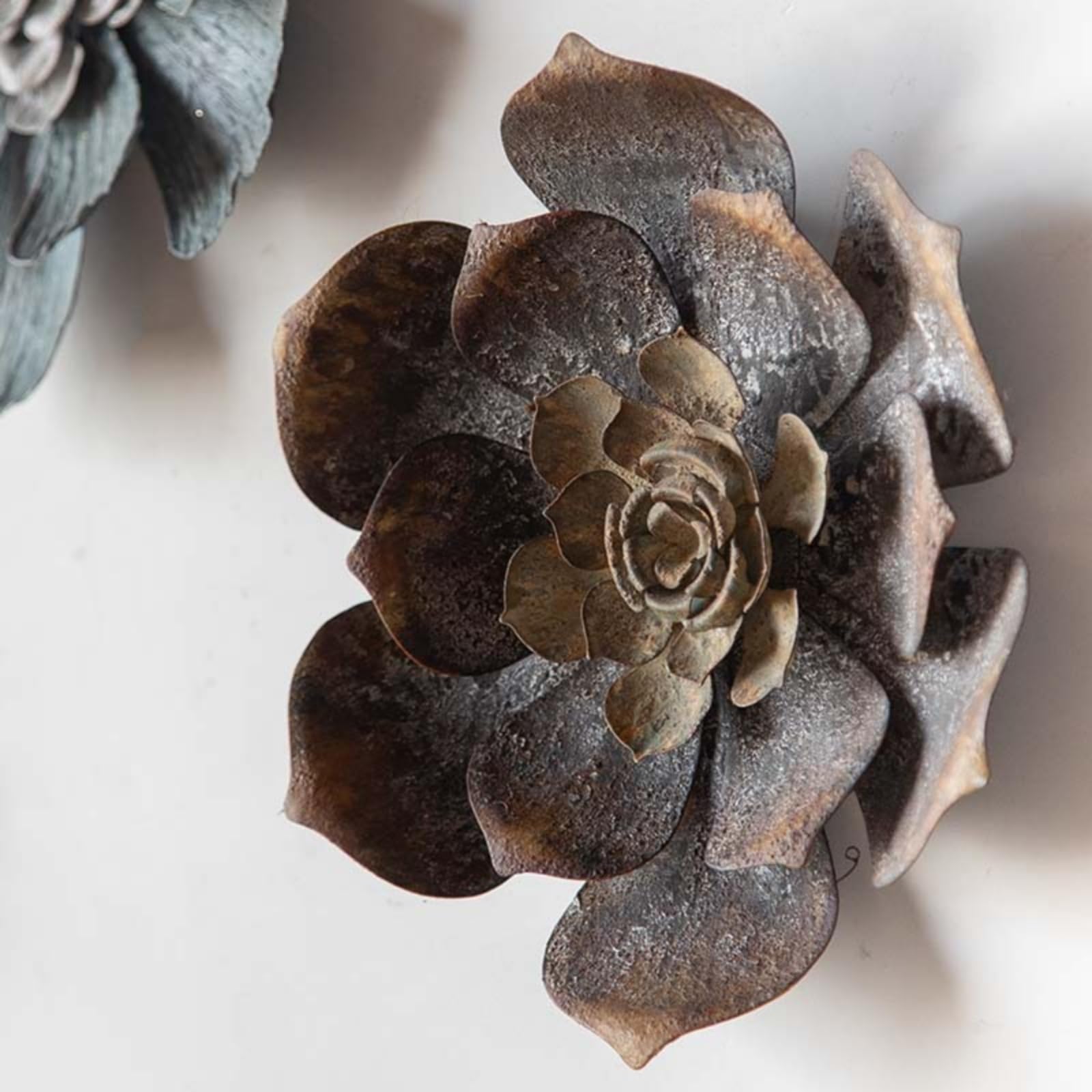 predolo Fiore Decorativo da Parete Shabby Chic Parete di Fiori Artificiali Eleganti Sfondo Floreale per Ingresso, Fiore A1886