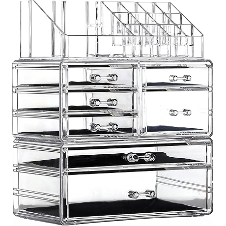 Acrylic Makeup Organizer Storage Drawers