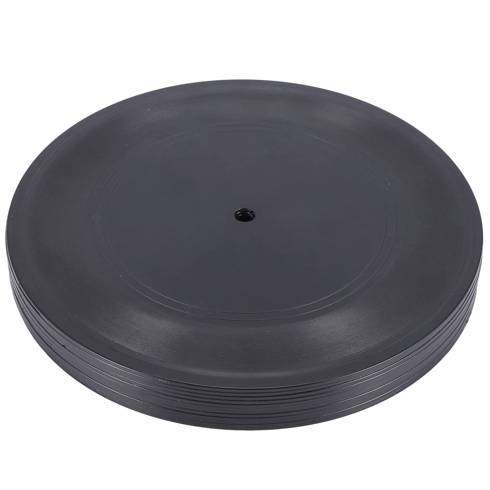 Dischi nel Vinile Vuoti CD da 7 Pollici per La Decorazione della Stanza CD Decorazione della Parete Dischi nel Vinile Decor Nero Decorazioni per Dischi Falsi (72 Pezzi)