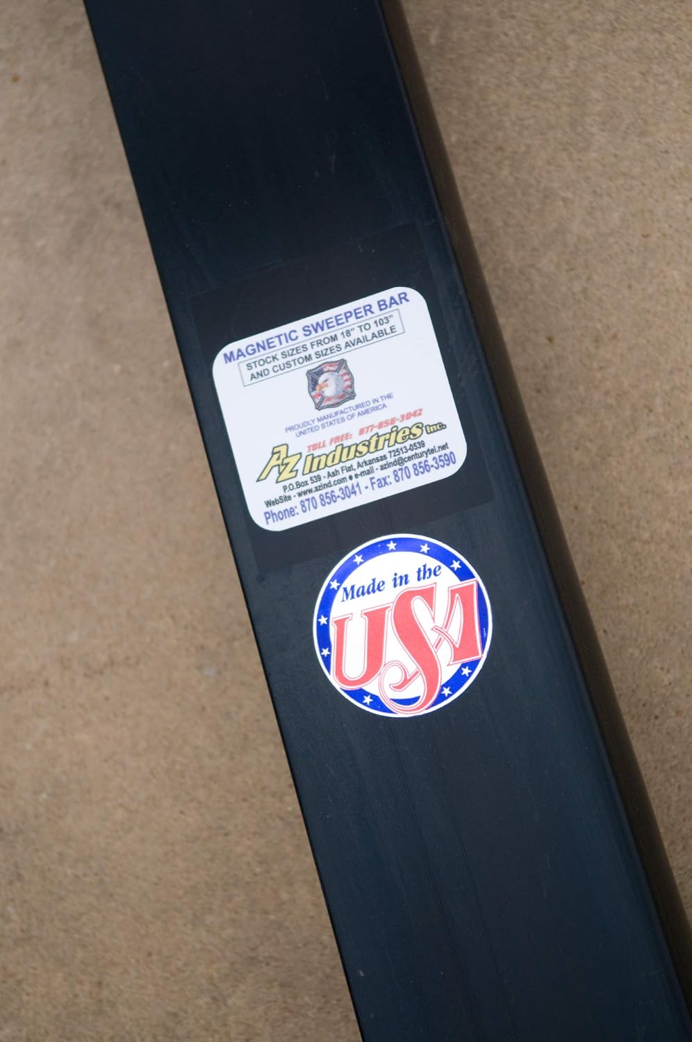 AZ Industries PowerBar® Magnetic Sweeper Bar Military Grade - 54". Made in The USA!