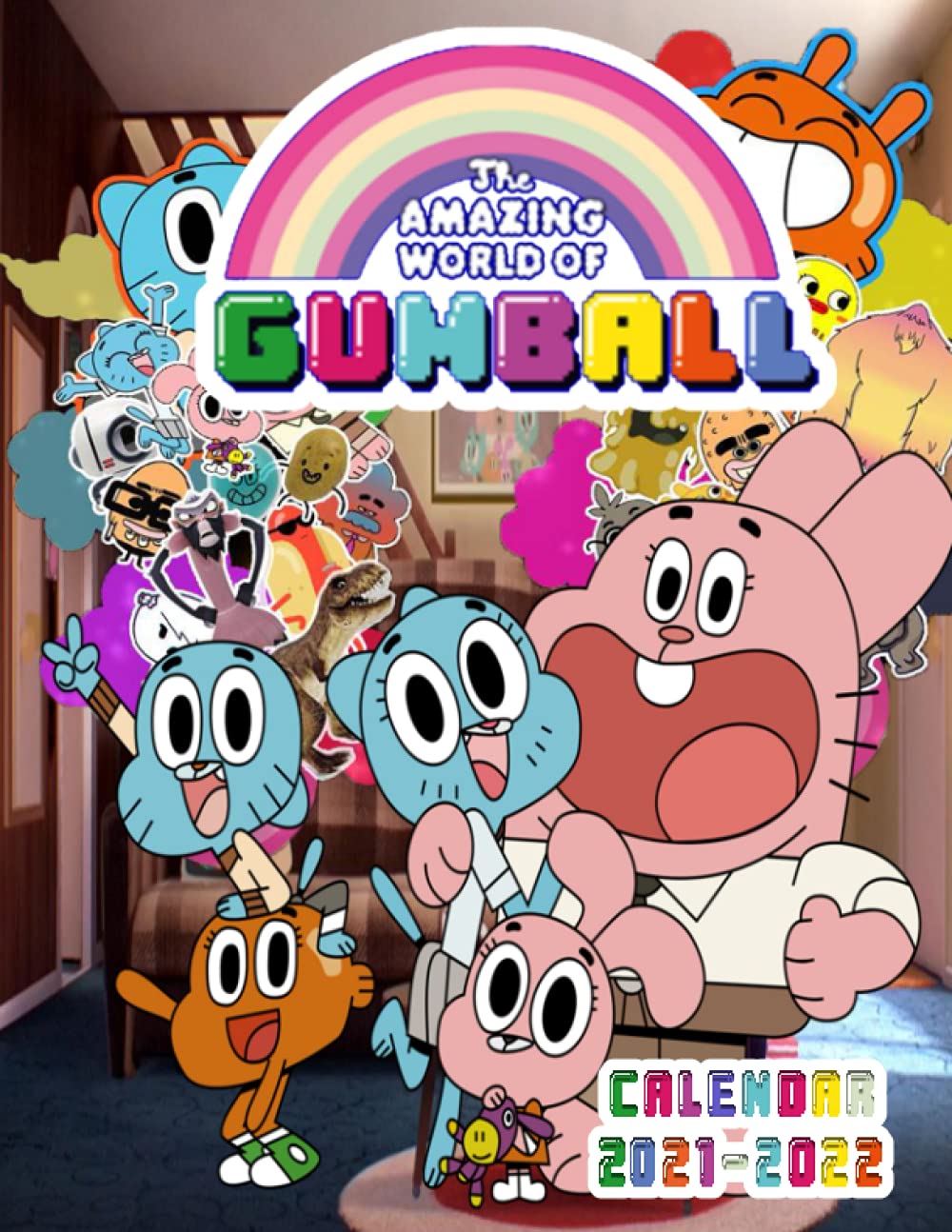 The Amazing World of Gumbal Calendar 2021-2022: Cartoon calendar 2022- 2023 with OFFICIAL holiday.Calendar planner with OFFICIAL holiday and high quality image. cartoon network calendar