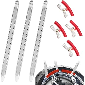 3 St ck Montierhebel Reifen 30 cm mit 4 Felgensch tzern Reifenmontierhebel Montiereisen Reifen Tragbar Montierhebel Reifen Wechseln Werkzeug f r Motorrad Fahrrad Auto