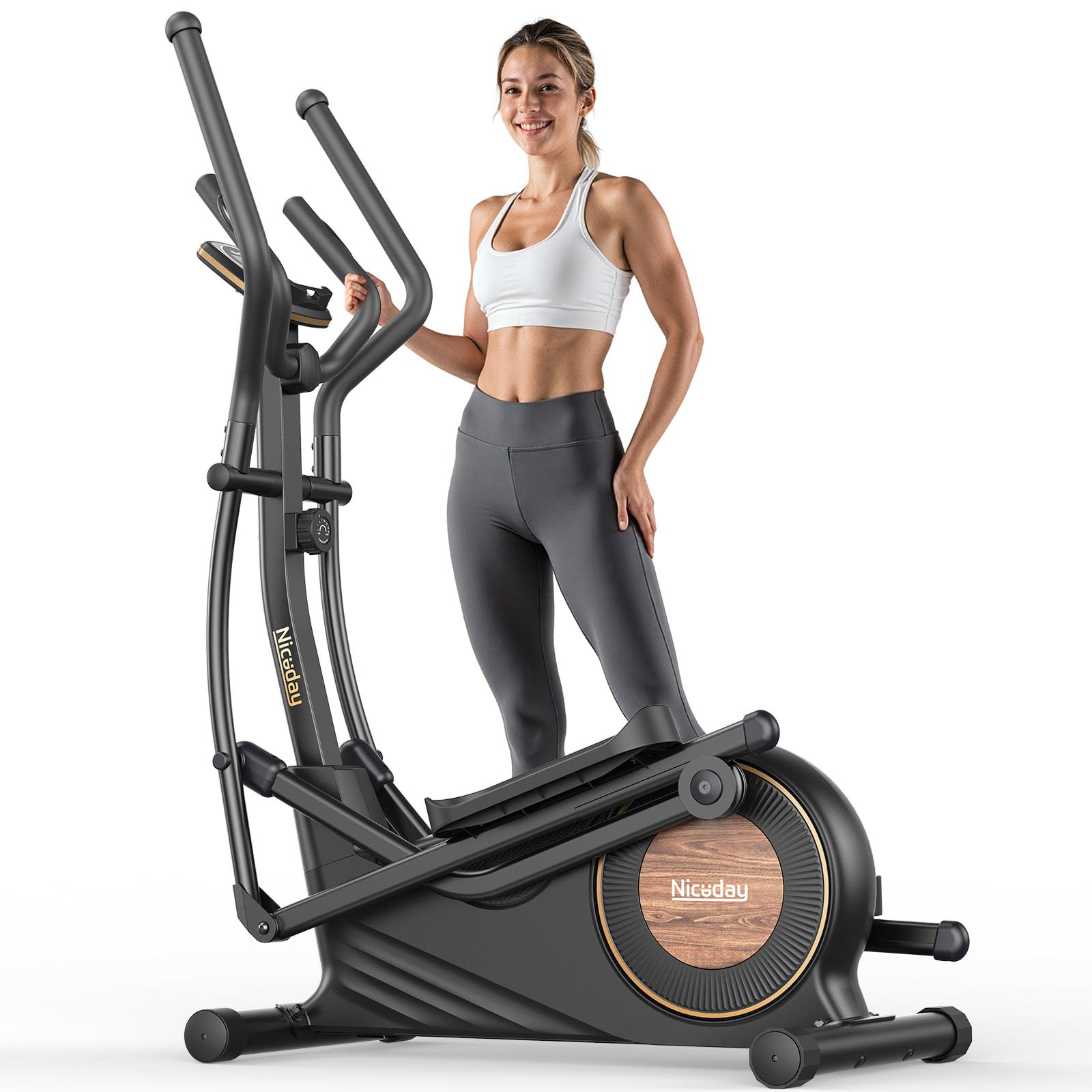 UMAY Elliptical Machine For Home, Elliptical Exercise Machine With