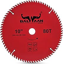 Balwaan Krishi Brush Cutter Blade 80 Teeth| 2.8 mm Thick Hardened Steel Blade for Grass, Weeds & Bush Cutting | Suitable for All Brush Cutters|80T-35