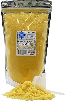 Baking Beauty and Beyond Premium Candy Floss Sugar 400g - White Chocolate Flavour