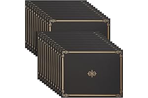 24-Pack Black Award Certificate Holders