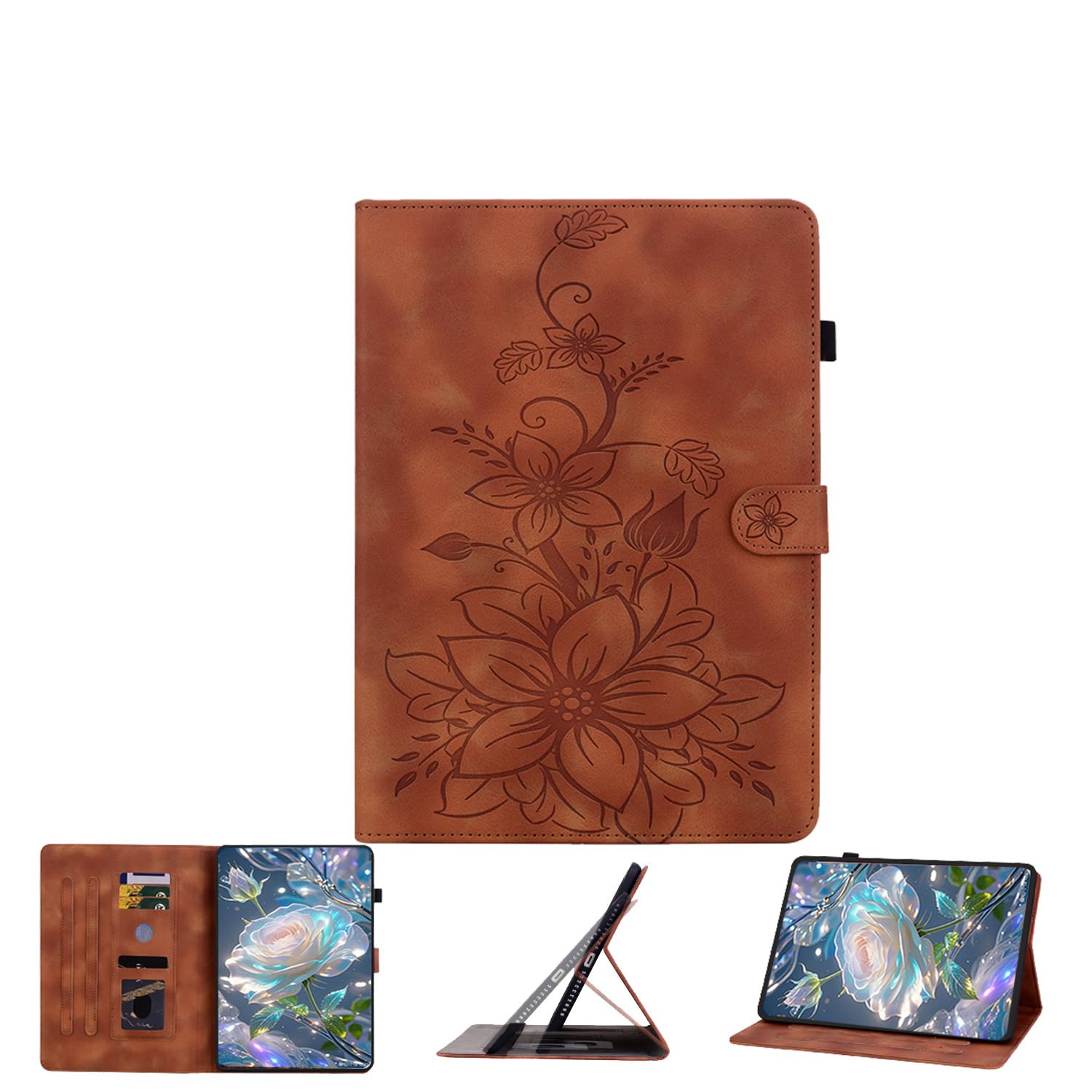 Housse MatePad T10s anti-choc avec porte-crayon et support réglable - 8