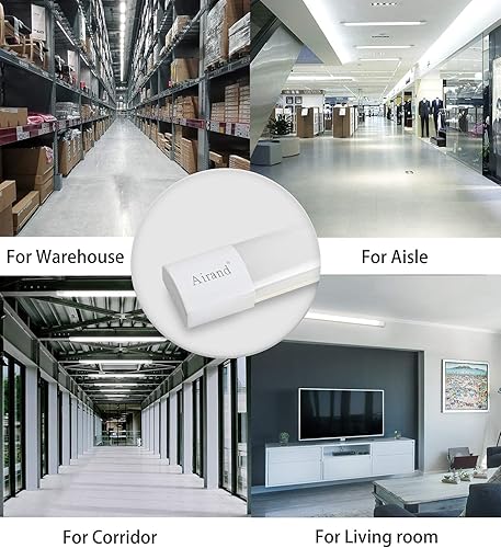 Miniatura 26 de Airand Lámpara LED de techo de 4 pies, lámpara LED de tienda de 5000 K, protección IP66, luz LED de garaje, luz de armario, luz debajo del gabinete