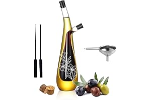 Premium Oil and Vinegar Dispenser Set for a Healthier Kitchen
