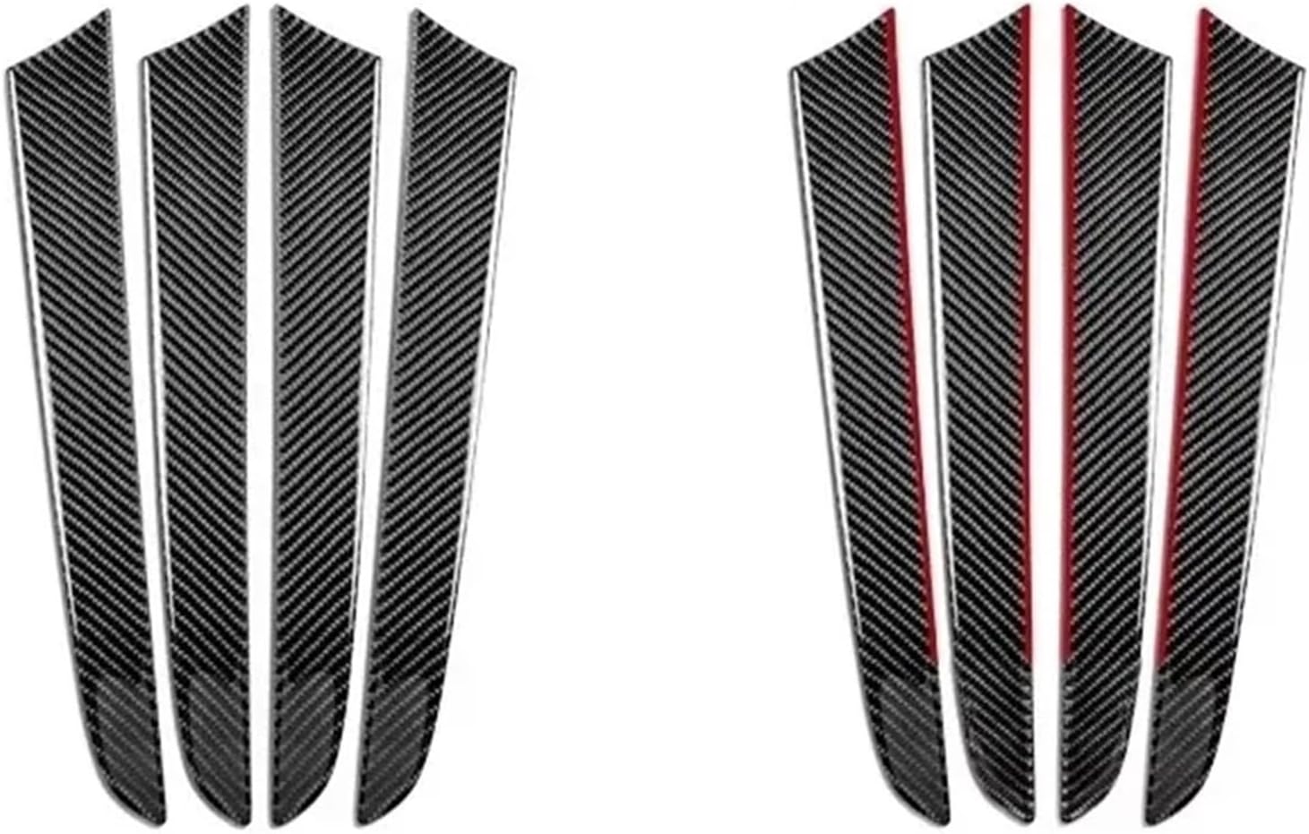 for Q5 2010-2017 Accessories Carbon Fiber Modification Interior Car Dashboard Co Driver Decorative Strip Cover Trim Sticker(F)