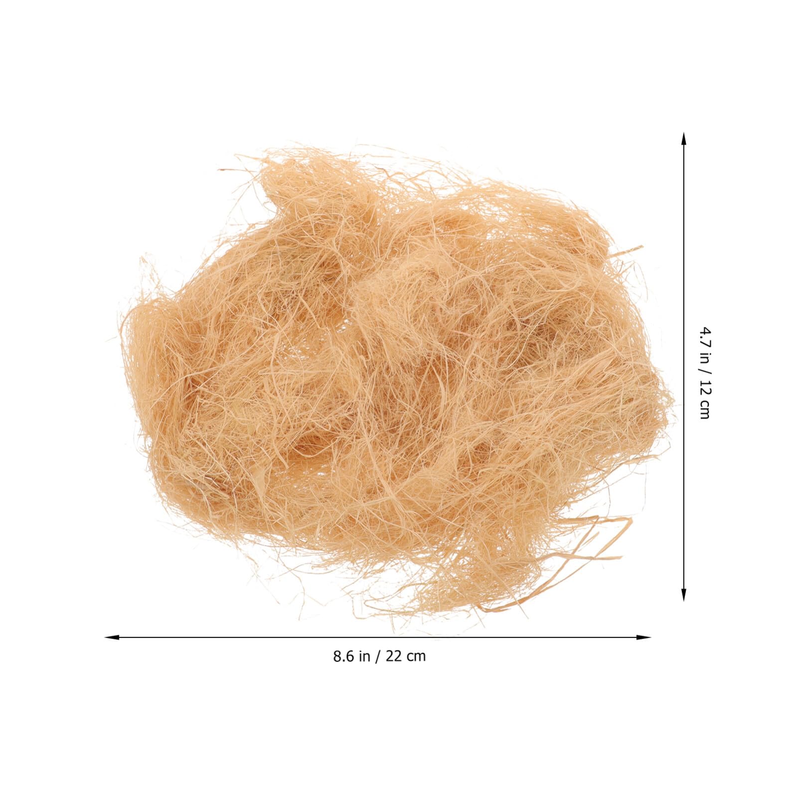 1 Bag Bird Nesting Materials Natural Raffia Grass for Nest Building for Bird Small Animals House Filler Paper for Boxes