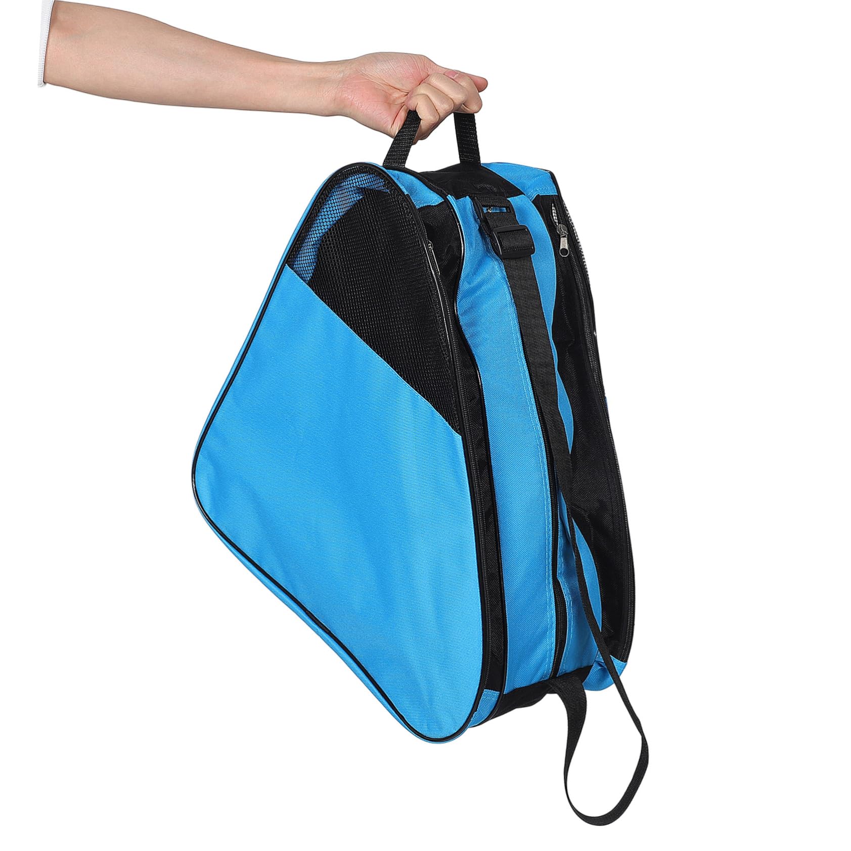 ifundom Er Borsa Per Pattini Borsa A Tracolla Per Pattini Da Donna Borsa Per Pattini Er Skates Organizer Borsa Per Pattini Schienale In Linea Accessori Er Schienale In Tessuto Oxford Nero