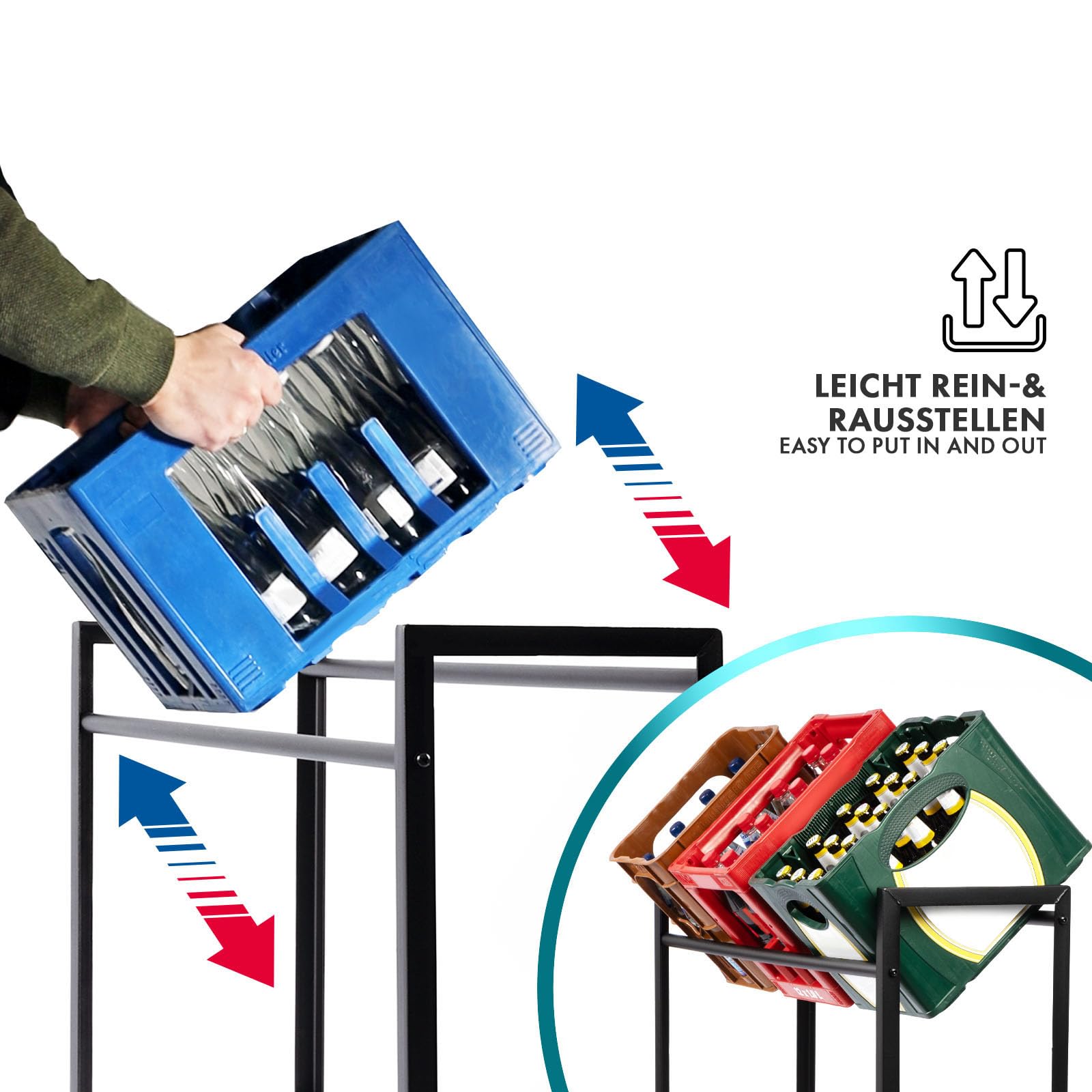 Scaffalature per cassette in metallo per ogni esigenza