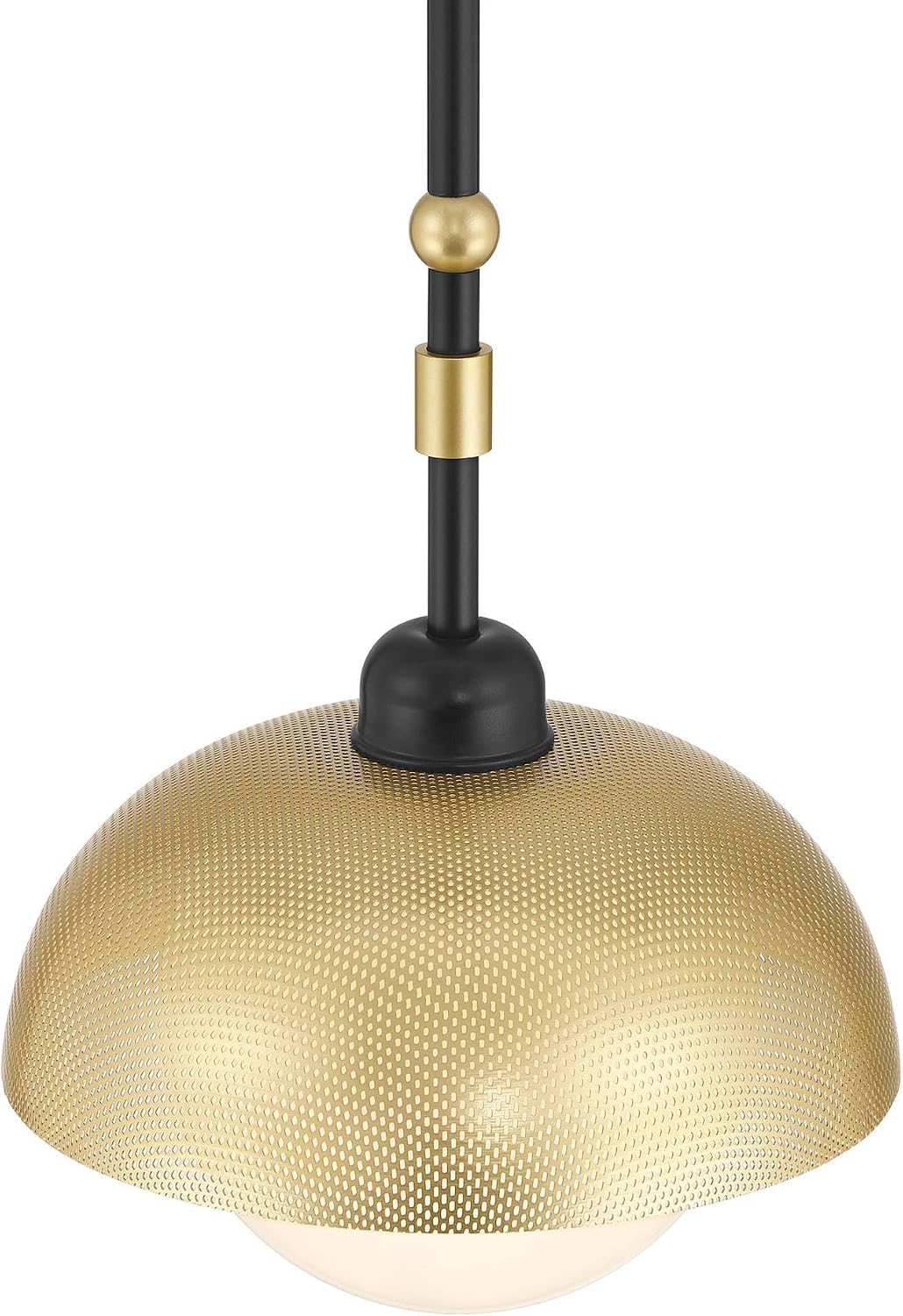 Possini Euro Design Possini Euro Siegel 8 3/4" Wide Black and Gold Mini Pendant Light