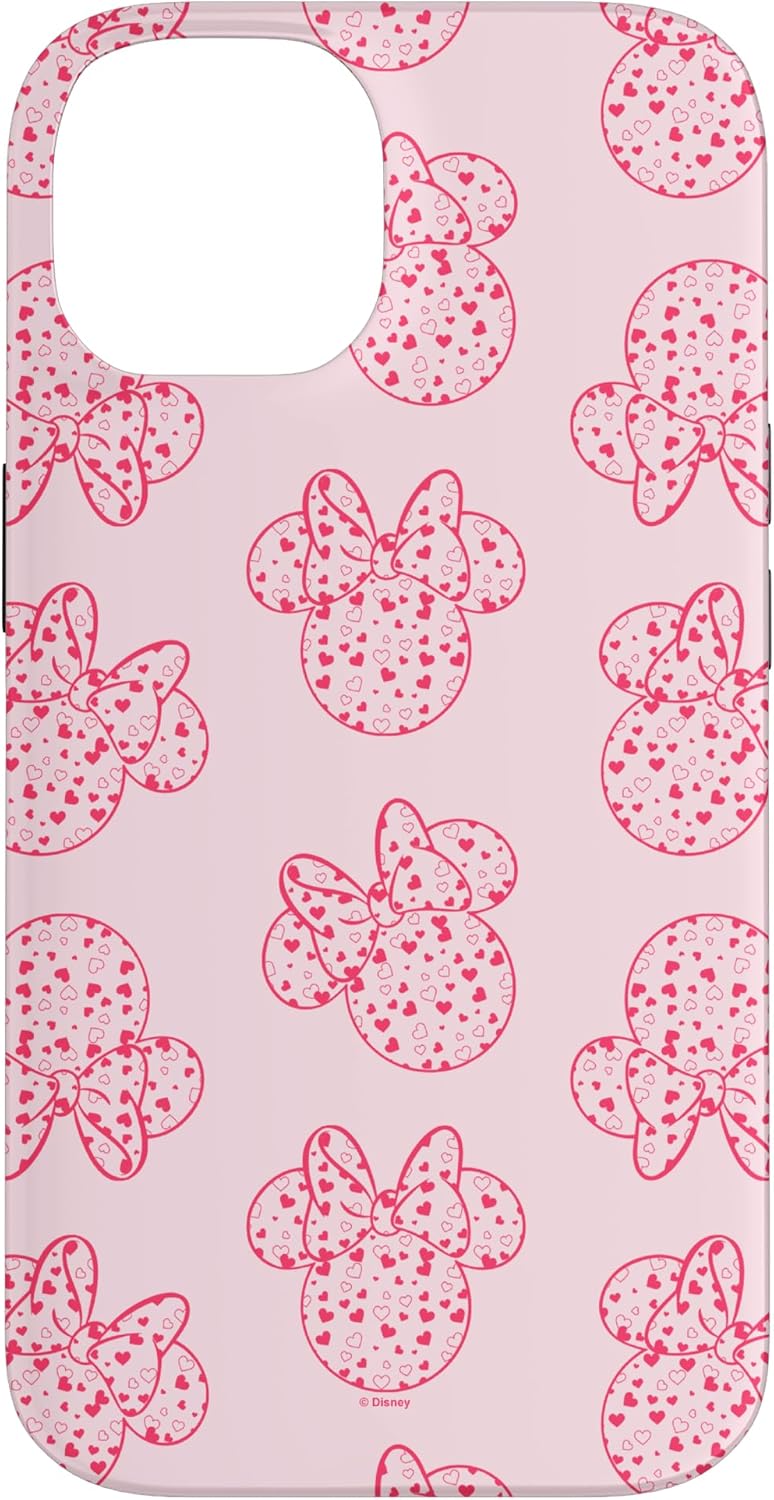 Disney Mickey And Friends Minnie Valentine's Day Heart Fill Case for iPhone 16 Pro