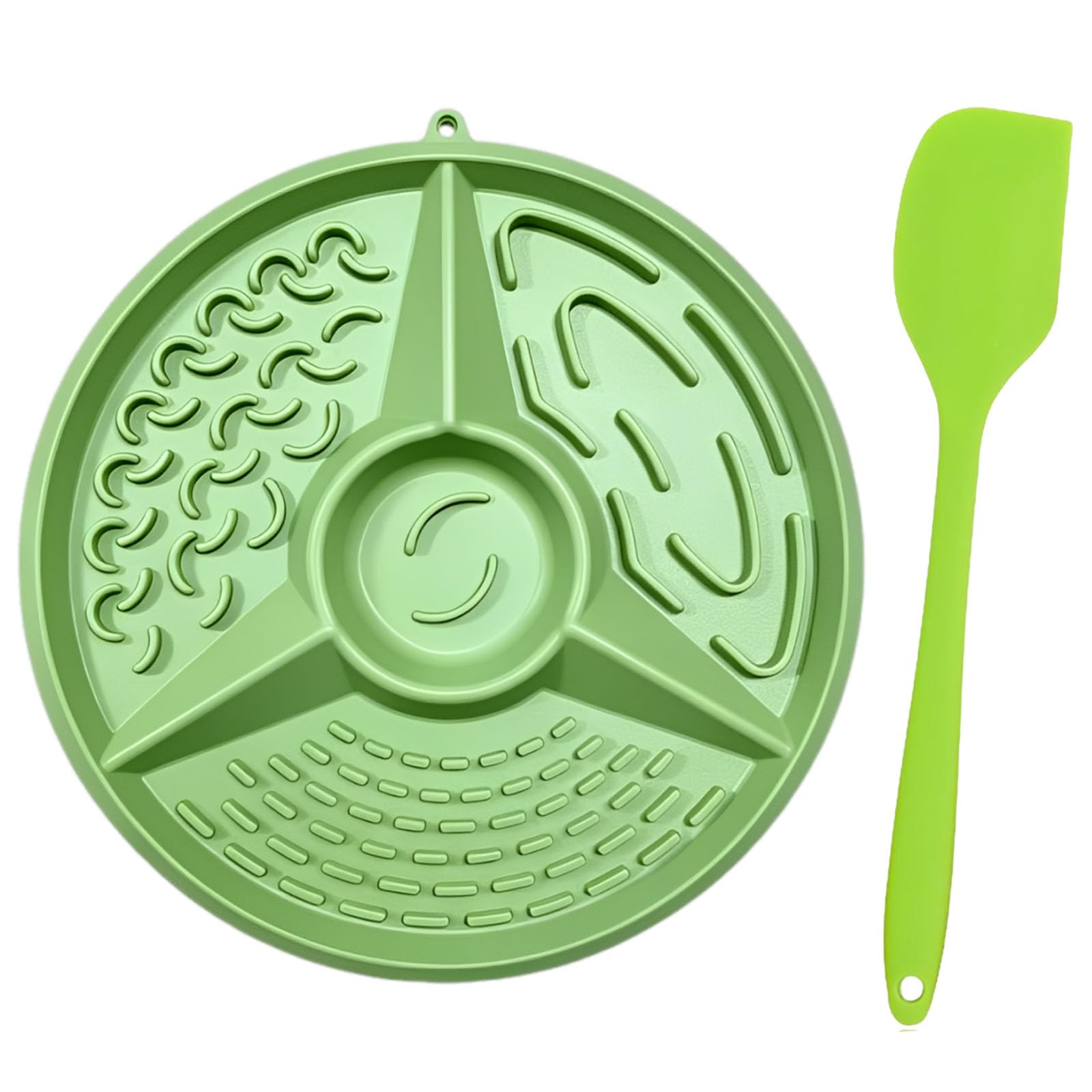 2 PCS Slow Feeder Cat Bowl Set, Include 1 Cat Slow Feeder and 1 Scraper