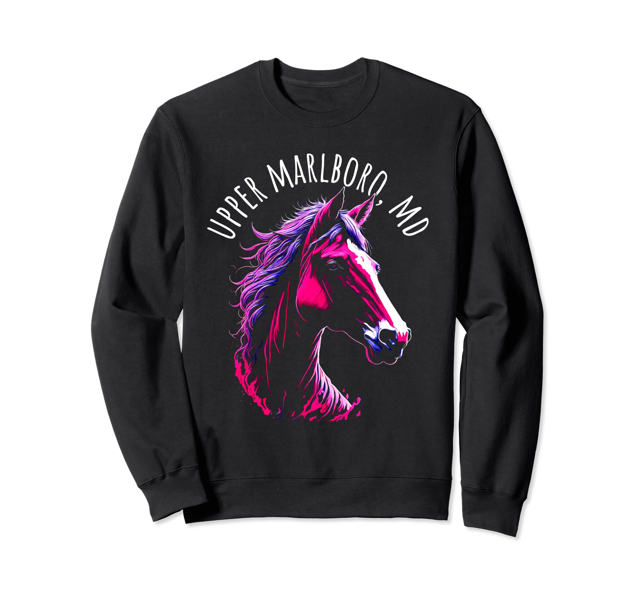 Awesome Upper Marlboro MD Equestrian Horse DesignsUpper Marlboro MD USA Beautiful Equestrian Horse Design Sweatshirt