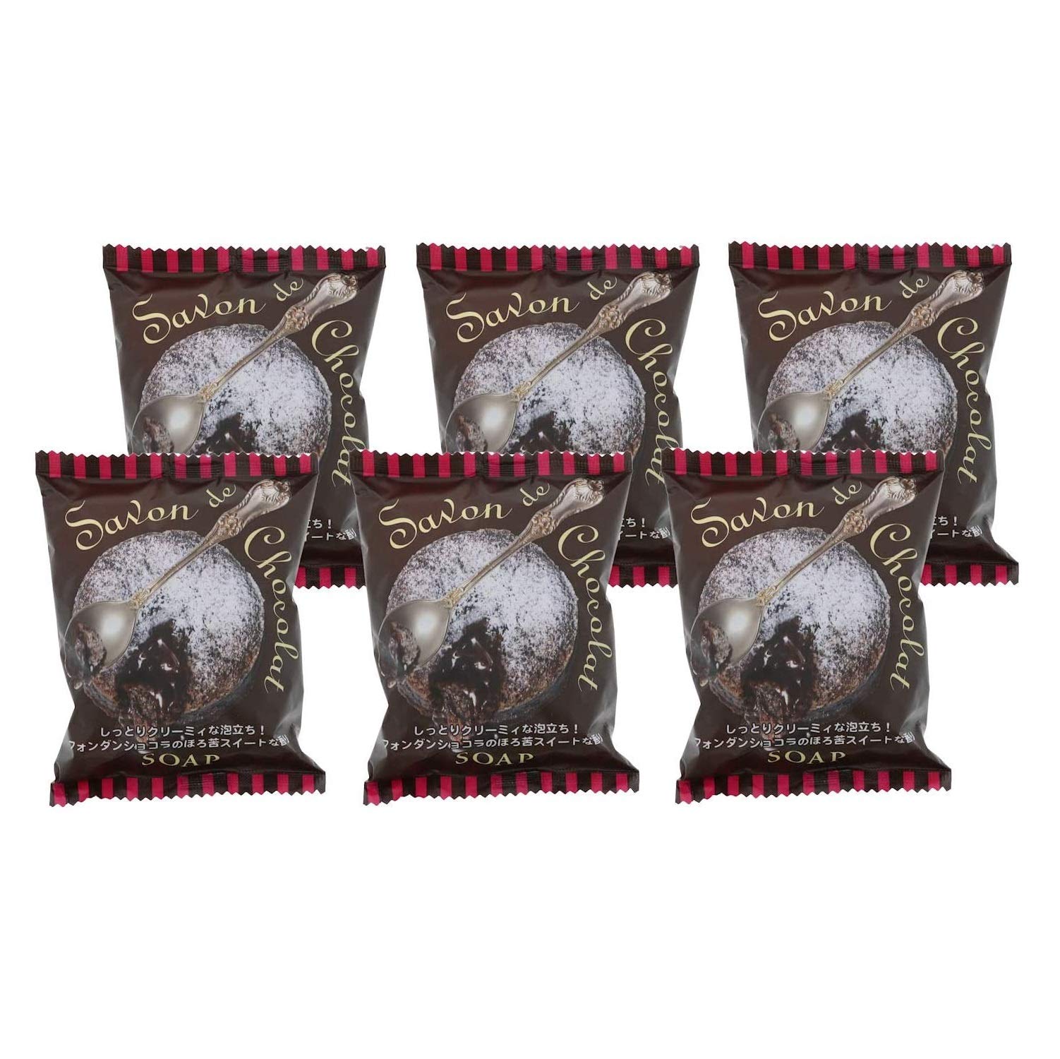 ペリカン石鹸 サボンドショコラソープ 石鹸 80g × 6個