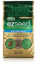 Scotts EZ Seed Patch & Repair for Sun and Shade Combination Mulch, Sun and Shade Grass Seed and Fertilizer for Bare Spots and Repair, Grows Anywhere, 10 lbs.