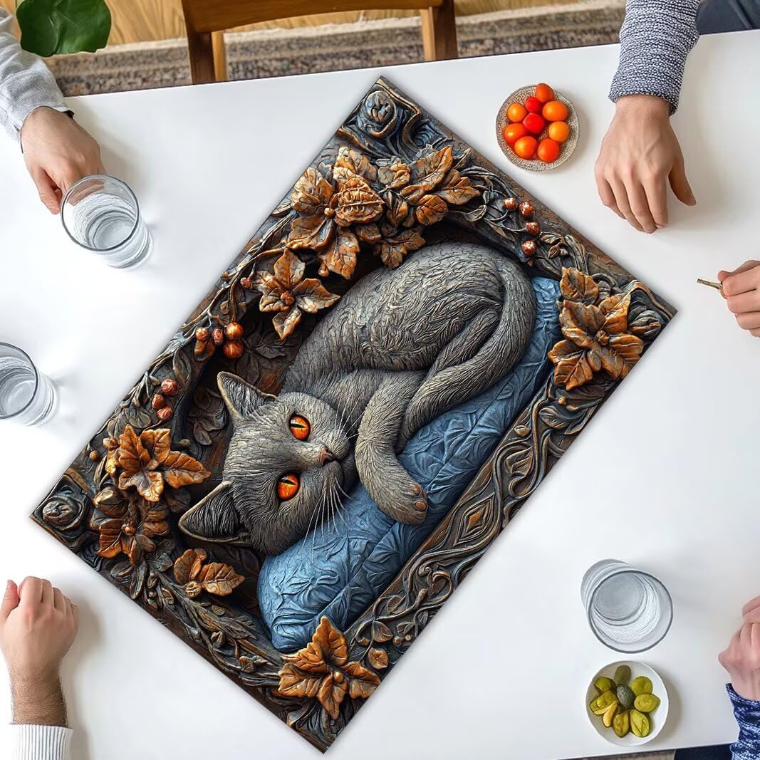 Puzzle 2000 Pezzi, Puzzle Gatto, Misura: 100x71cm, Regalo Donna/Uomo -8739